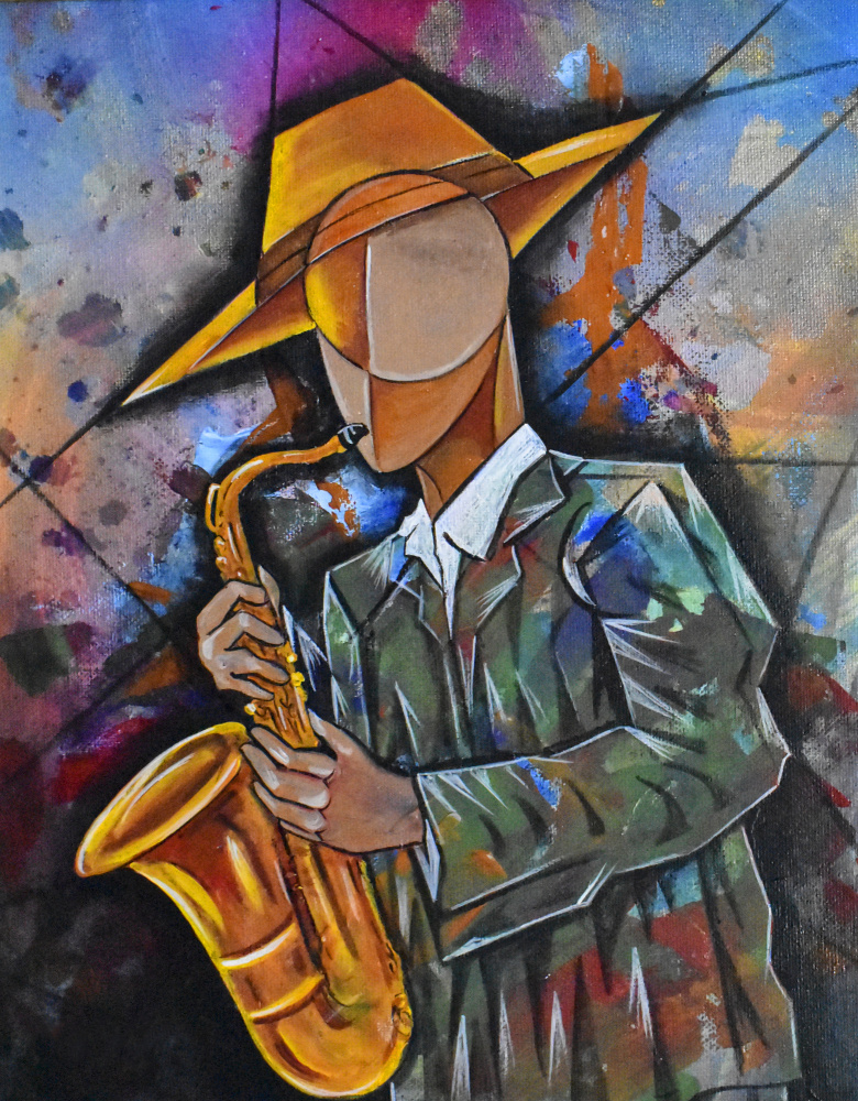 Jazz-Saxophonist von Ricardo Maya