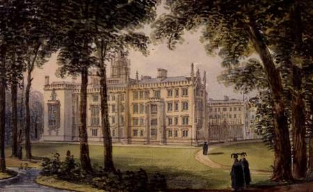 West Front of the New Building of St. John's College, Cambridge von Richard Bankes Harraden