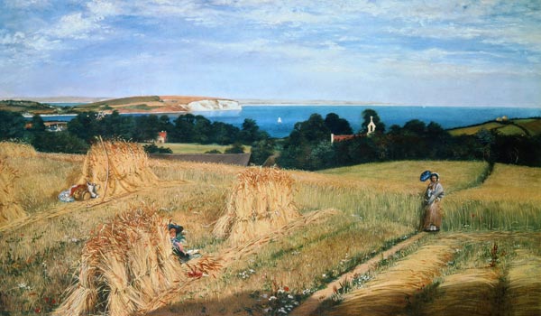 Corn Field in the Isle of Wight von Richard Burchett