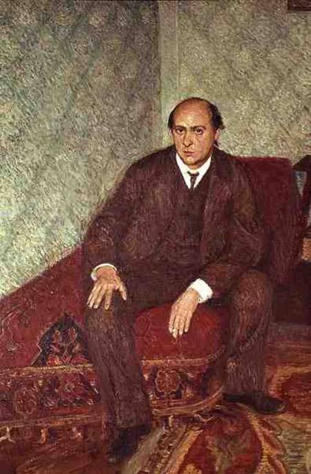 Portrait of Arnold Schonberg (1874-1951) von Richard Gerstl