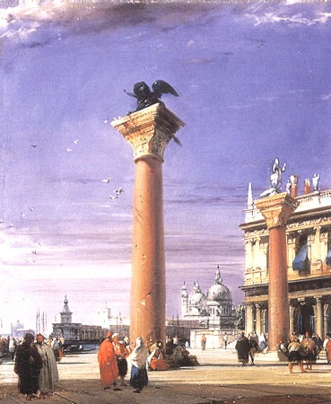 Die St.-Markussäule in Venedig von Richard Parkes Bonington