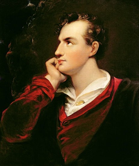 Portrait of George Gordon Byron (1788-1824) 6th Baron Byron von Richard Westall
