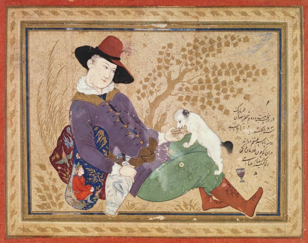 Young Portuguese, Persian von Riza-i Abbasi