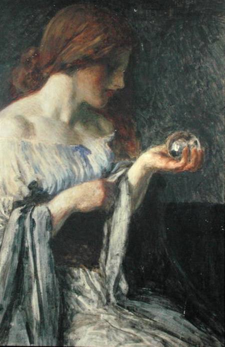 The Crystal Ball von Robert Anning Bell