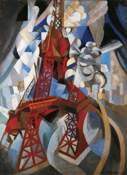Der rote Eiffelturm La Tour Rouge von Robert Delaunay