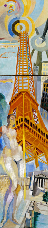 La Ville de Paris, la Femme et la Tour Eiffel von Robert Delaunay