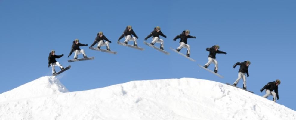Snowboarder von Robert Hegenauer