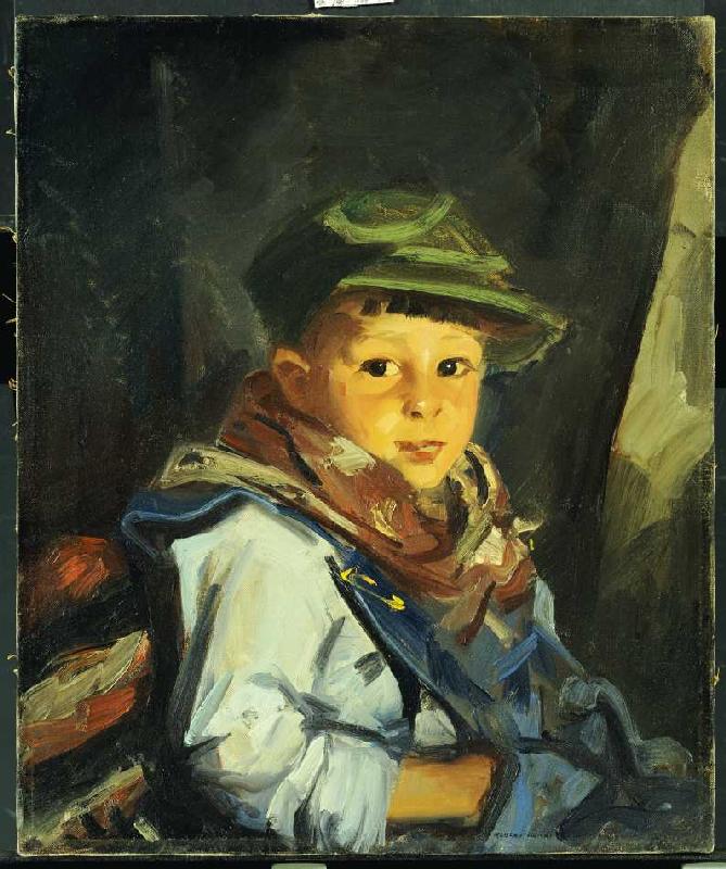Junge mit grüner Kappe (Chico) von Robert Henri