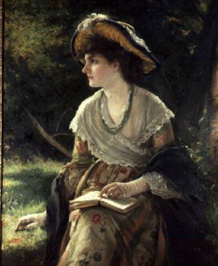 Woman Reading von Robert James Gordon