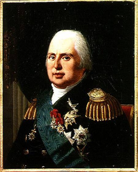 Louis XVIII (1755-1824) von Robert Lefevre