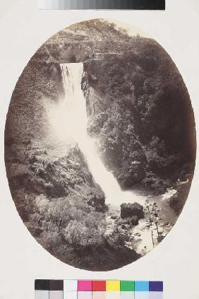 Wasserfall in Tivoli 1860-65