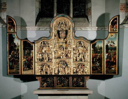 Organ c.1540 (with doors open) von Robert Moreau