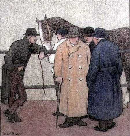 The Horse Dealers von Robert Polhill Bevan