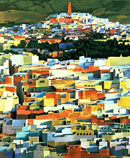 North African Townscape (oil on canvas)  von Robert  Tyndall