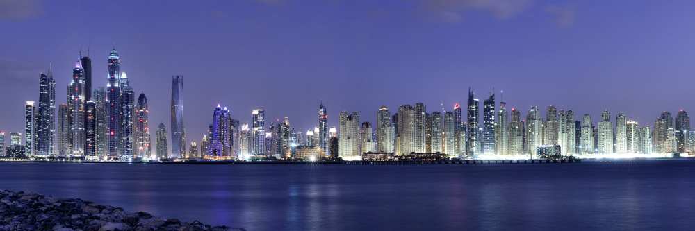 Dubai Panoramic von Robert Work