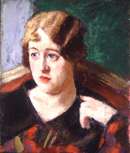 Head of an Irish Girl (oil on canvas)  von Roderic O'Conor