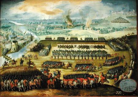 The Siege of Paris (War against France 1556-8) von Rodrigo of Holland