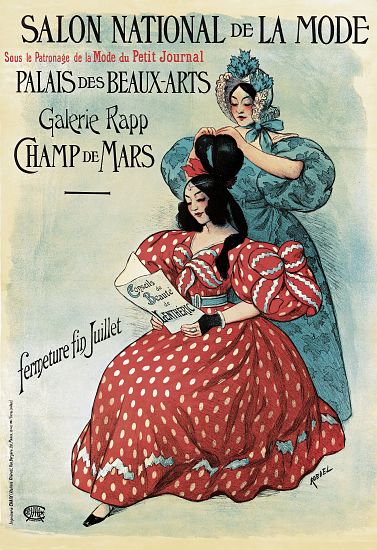 Poster advertising the 'Salon National de la Mode' von Roedel