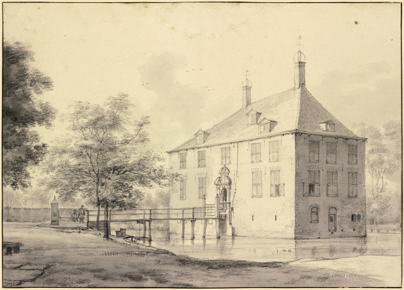 Schloss Poelenburg bei Heemskerk von Roelant Roghman