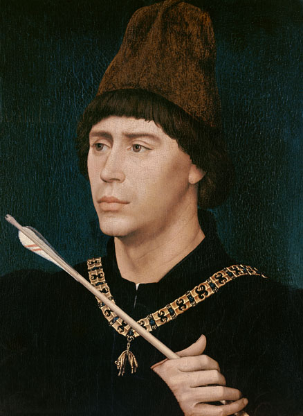 Der Großbastard Anton von Burgund. von Rogier van der Weyden