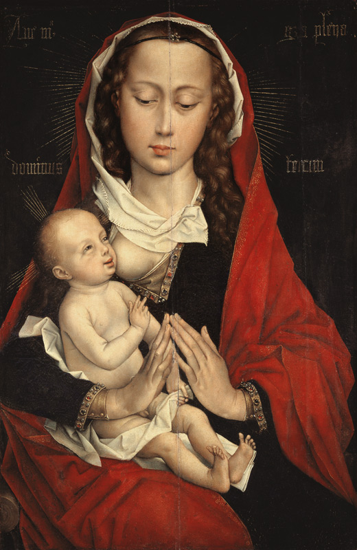 Die Jungfrau mit dem Kind. von Rogier van der Weyden