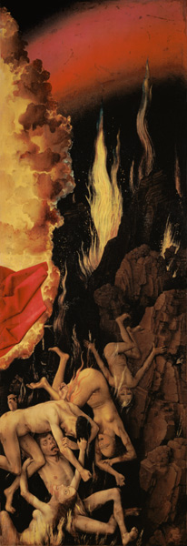 Hell, panel from the Last Judgement von Rogier van der Weyden