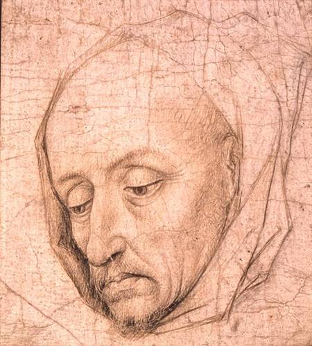 Study of the head of an old man von Rogier van der Weyden