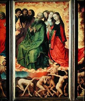 The Last Judgement, the entrance of the damned into hell c.1445-50