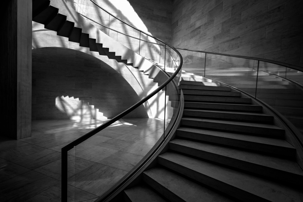 Treppe zum Licht von Roland Weber