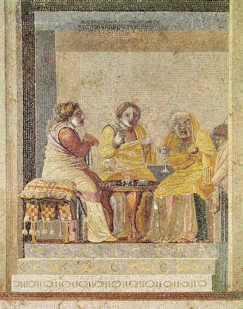 A magical consultation, from Villa di Cicerone, Pompeii von Roman