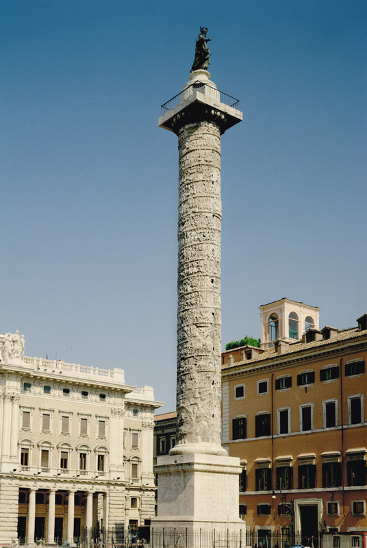 View of Trajan's Column von Roman