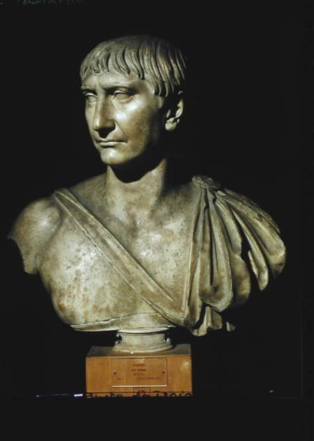 Portrait bust of Emperor Trajan (AD 53-117) von Roman