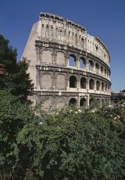 The Colosseum, built 70-80 AD (colour photo)  von Roman
