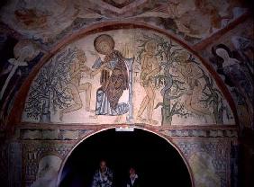 Adam and Eve, from a re-constructed Roman chapel (fresco) 16th