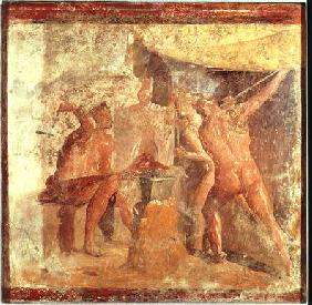 The Forge of Vulcan, from House VII, Pompeii c.50-79 AD