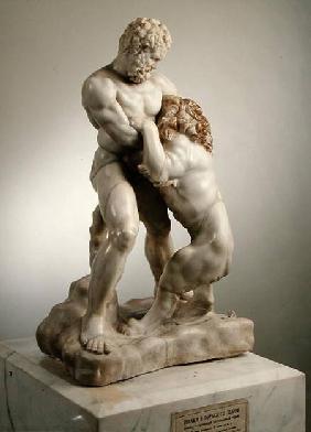 Heracles fighting the Lion 4th centur