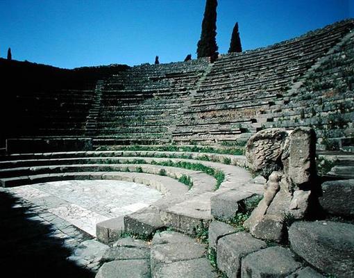 View of the Teatro Piccolo (photo) von Roman 1st century BC