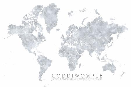 Coddiwomple-Weltkarte
