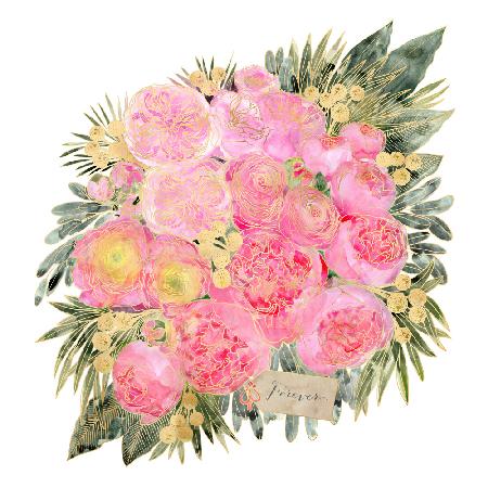 Forever Rekha Blumenstrauß in Rosa