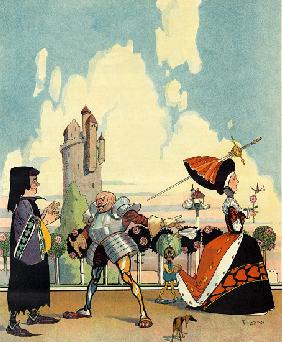 As it was in 1400, Front Cover of Puck, July 1910