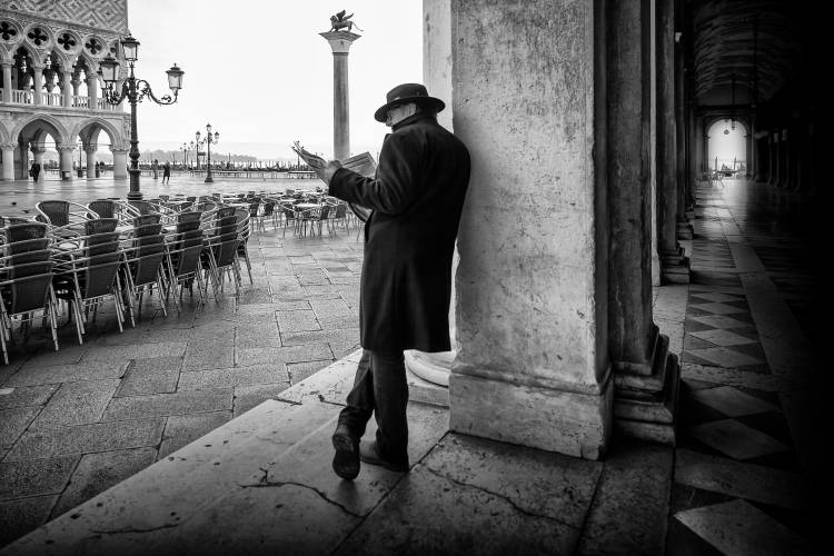 Mister B. still reads newspapers von Roswitha Schleicher-Schwarz