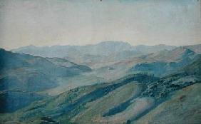 View of the countryside in the Tyrol c.1842  pa