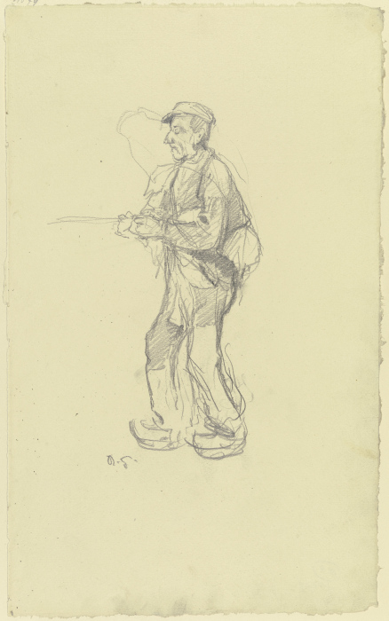 Ein Arbeiter aus der "Großen Spinnerei von Edam" von Rudolf Gudden