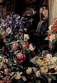 Blumenstilleben mit Louise Alt. 1895