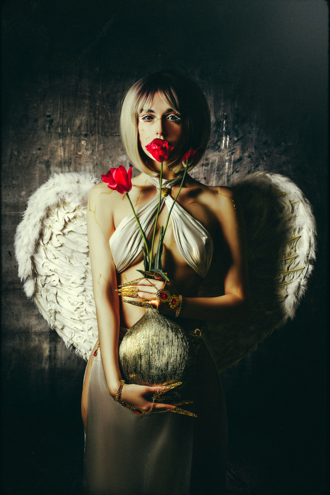 Lippen einer Tulpe von Ruslan Bolgov (Axe)