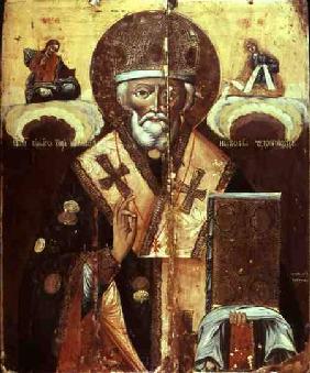 Icon of St. Nicholas the Miracle Worker 18th centu