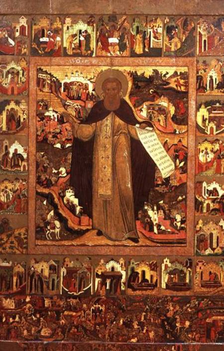 Life of St. Sergius of Radonesh von Russian School