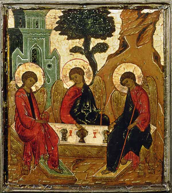 Old Testament Trinity von Russian School