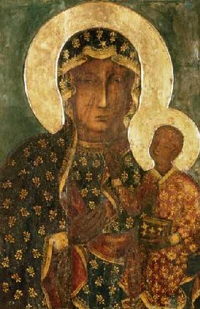 The Black Madonna of Jasna Gora, Byzantine-Russian icon 14th c.