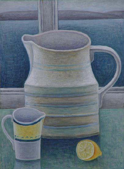 Still Life with Two Jugs and Lemon 2009
